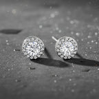 14K White Gold Lab Grown Diamond (SI-GH) Earring with Push Back 1.00 Ct.