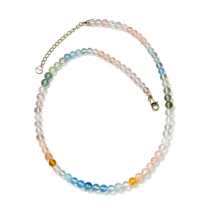 14K Yellow Gold AA Beryl Beads Necklace (Size - 18) with Lobster Clasp 90.00 Ct. 7823133 1