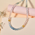 14K Yellow Gold  AA   Beryl  Beads Necklace (Size - 18) 90.00 ct,  Gold Wt. 1.87 Gms  90.000  Ct.