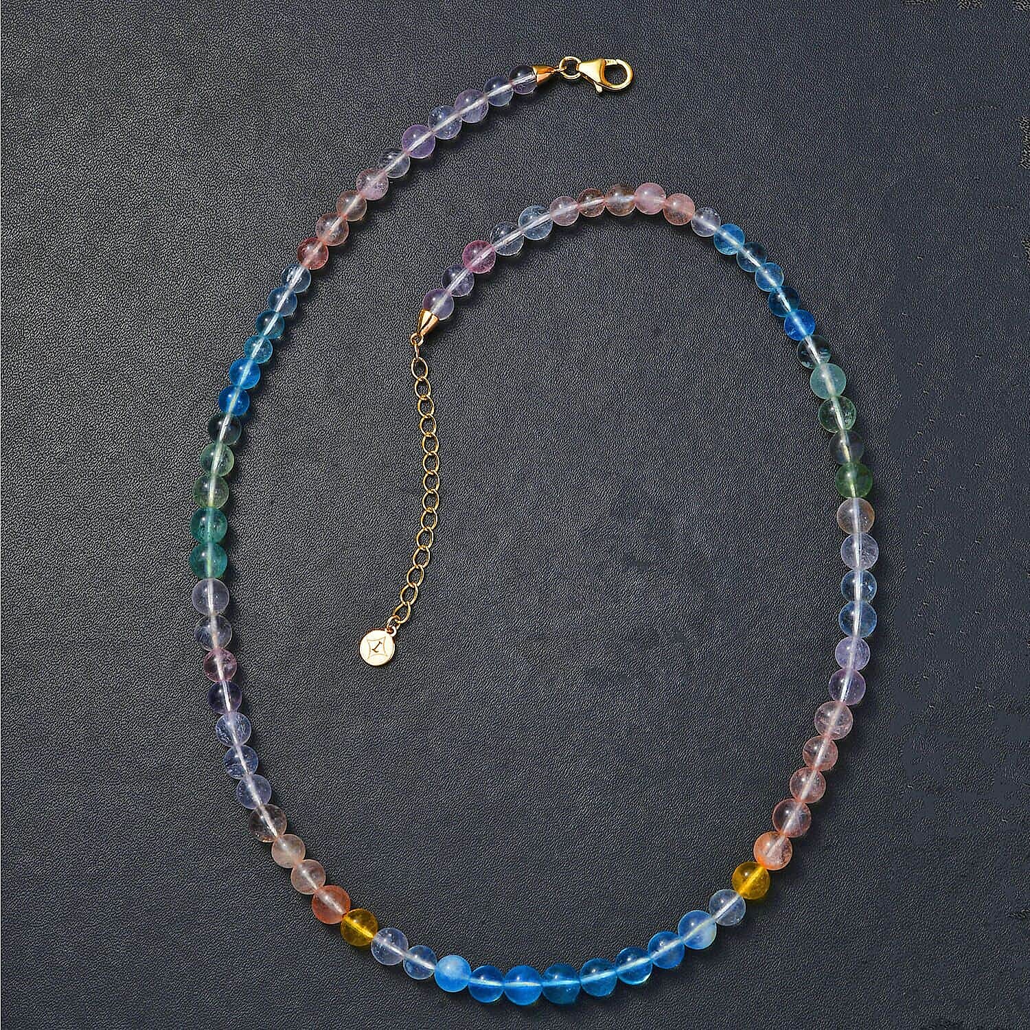 14K Yellow Gold AA Beryl Beads Necklace (Size - 18) with Lobster Clasp 90.00 Ct. 7823133 3