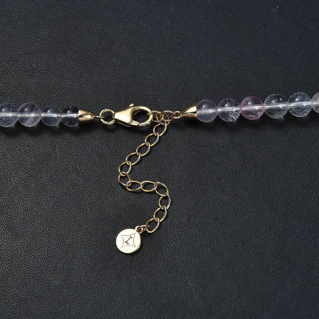 14K Yellow Gold  AA   Beryl  Beads Necklace (Size - 18) 90.00 ct,  Gold Wt. 1.87 Gms  90.000  Ct.
