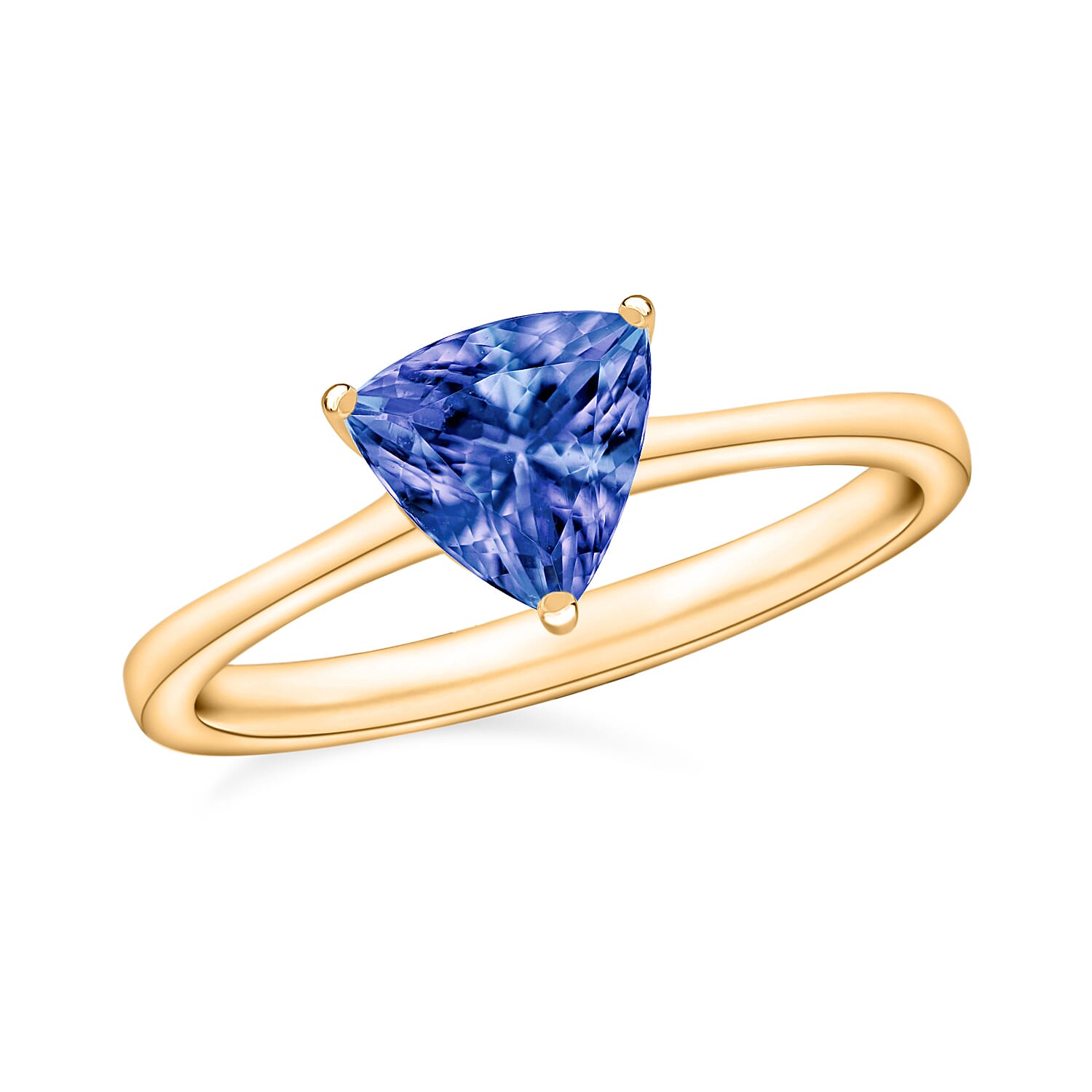 14K Yellow Gold  AA  Tanzanite Ring 1.45 ct,  Gold Wt. 4 Gms  1.450  Ct. 7717018 0
