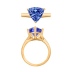 14K Yellow Gold  AA  Tanzanite Ring 2.90 ct,  Gold Wt. 3.96 Gms  2.900  Ct.