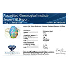 14K Yellow Gold AAA Ethiopian Welo Opal AGI Certified and Appraised and Diamond Ring 4.40 Ct.