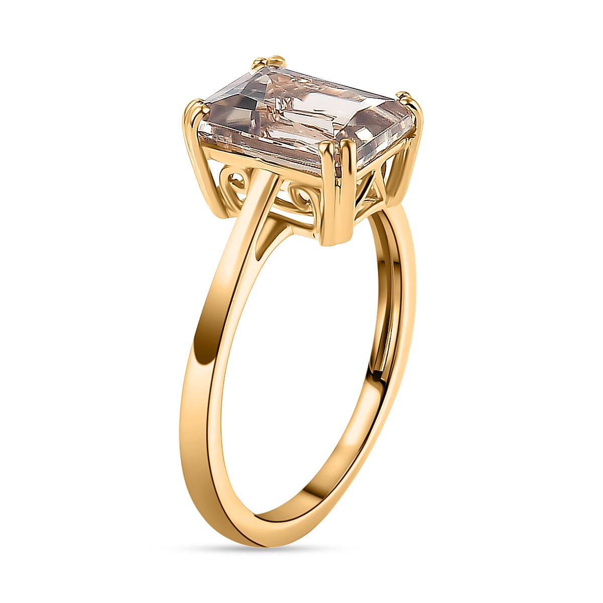 14K Yellow Gold  AAA  Turkizite Solitaire Ring 4.04 ct. 7960039 5