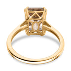 One Time Deal - 14K Yellow Gold AAA Turkizite Solitaire Ring 4.04 Ct