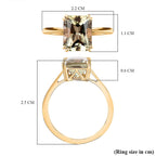 One Time Deal - 14K Yellow Gold AAA Turkizite Solitaire Ring 4.04 Ct