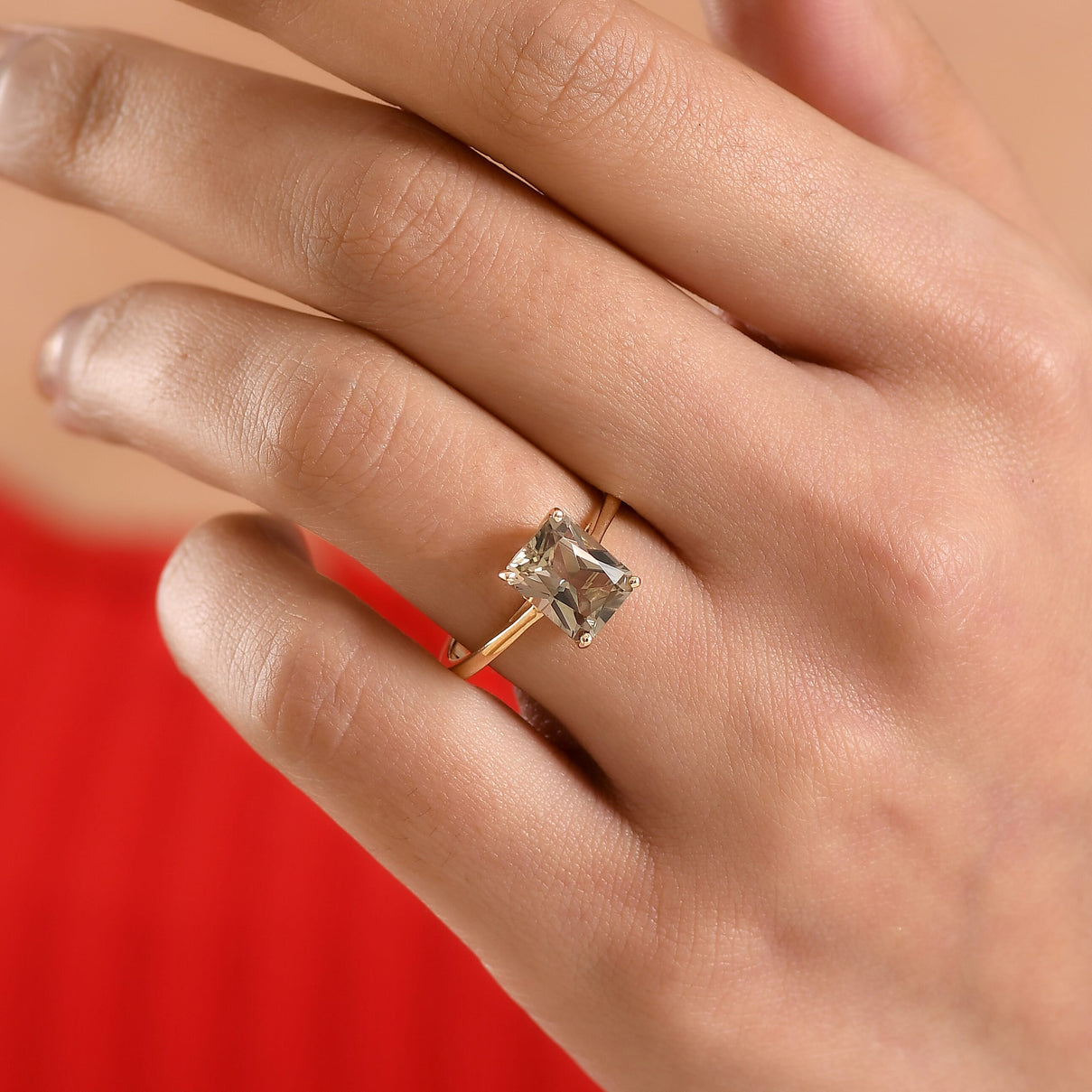 14K Yellow Gold AAAA Turkizite Solitaire Ring 3.09 Ct. 8479776 1