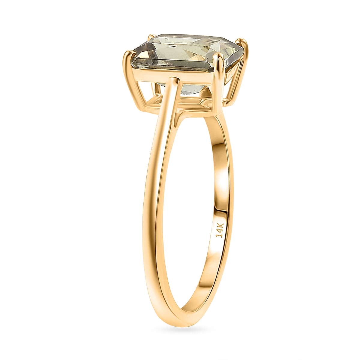 14K Yellow Gold AAAA Turkizite Solitaire Ring 3.09 Ct. 8479776 3