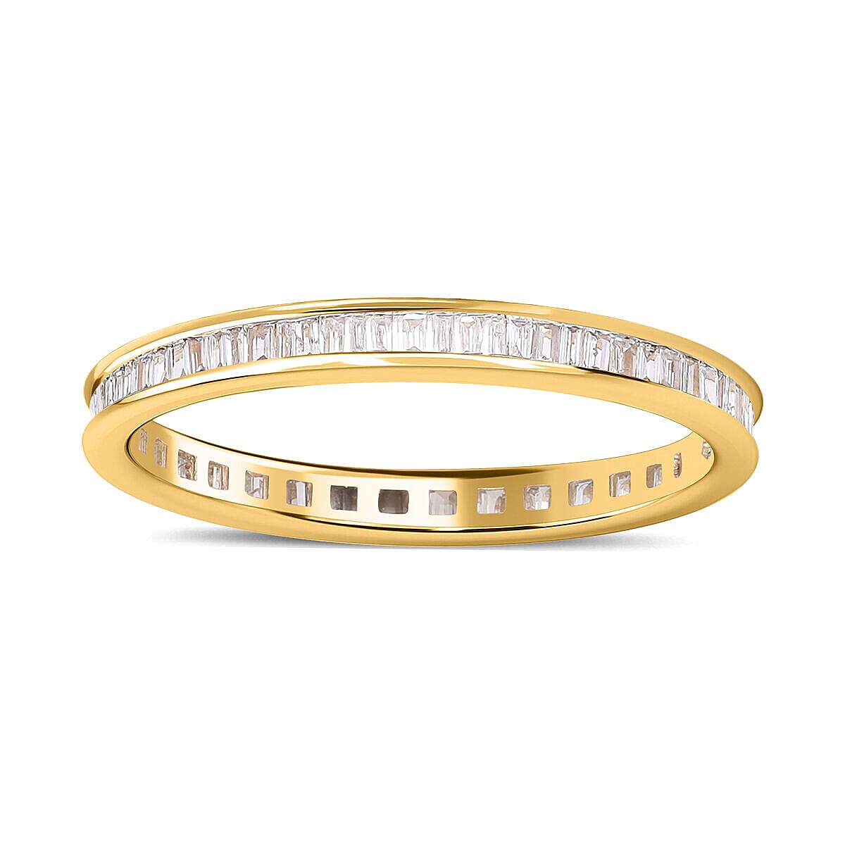 14K Yellow Gold SGL Certified Diamond Ring (I1-I2-G-H) Wedding Band Ring 0.54 Ct 7257641 0