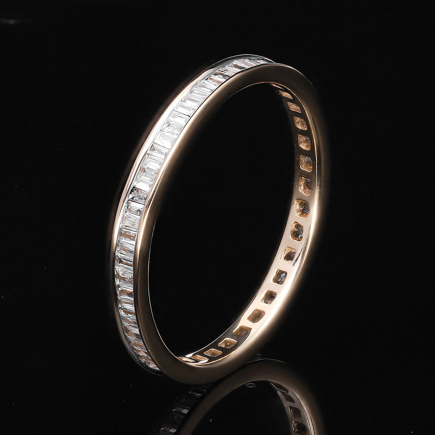 14K Yellow Gold SGL Certified Diamond Ring (I1-I2-G-H) Wedding Band Ring 0.54 Ct 7257641 2