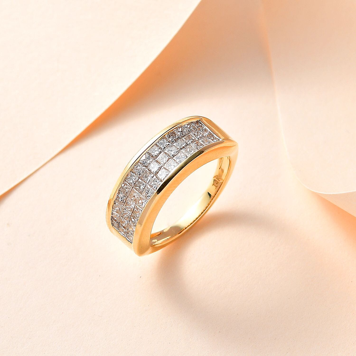 Diamond Cluster Ring in 14K Yellow Gold 7674251 1
