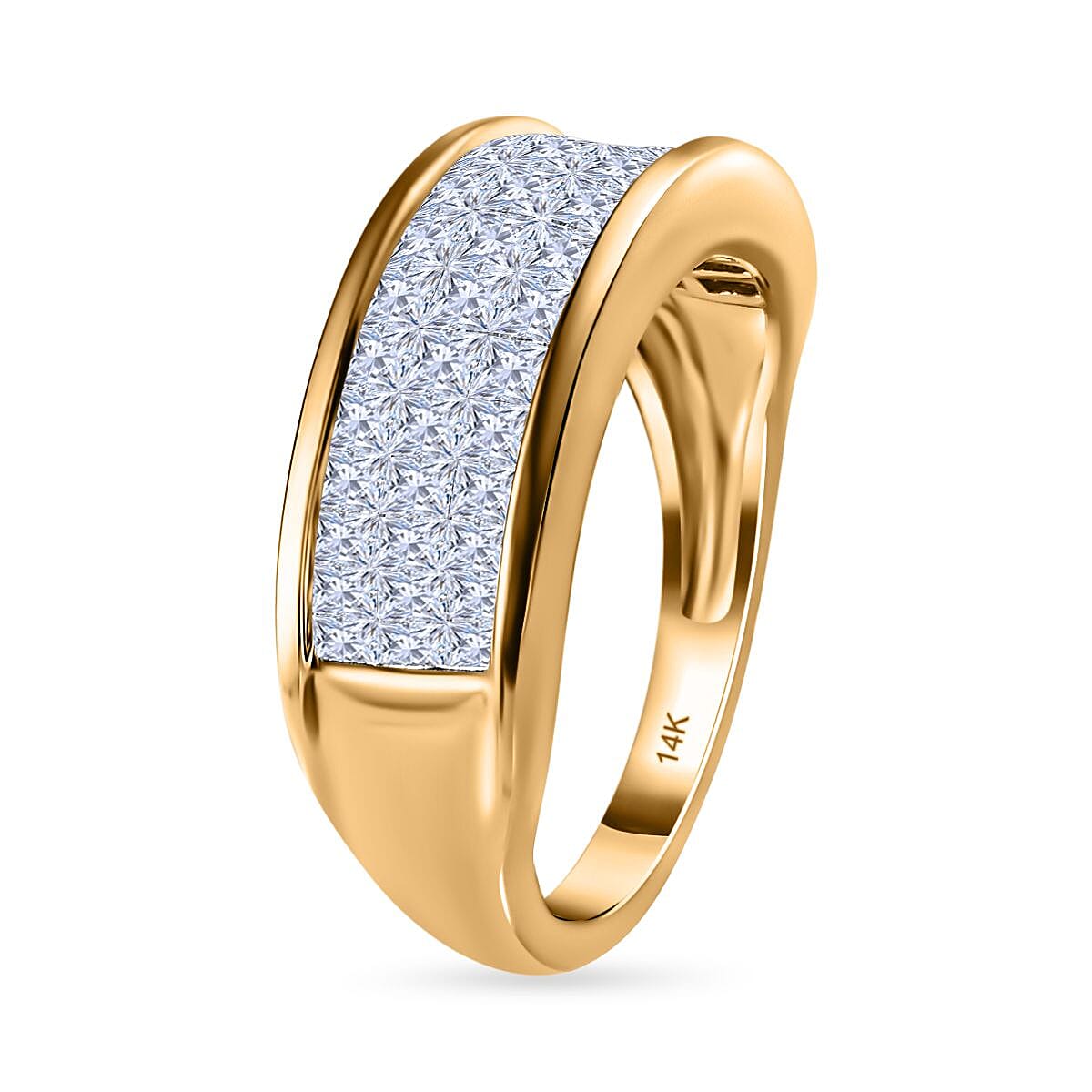 Diamond Cluster Ring in 14K Yellow Gold 7674251 3