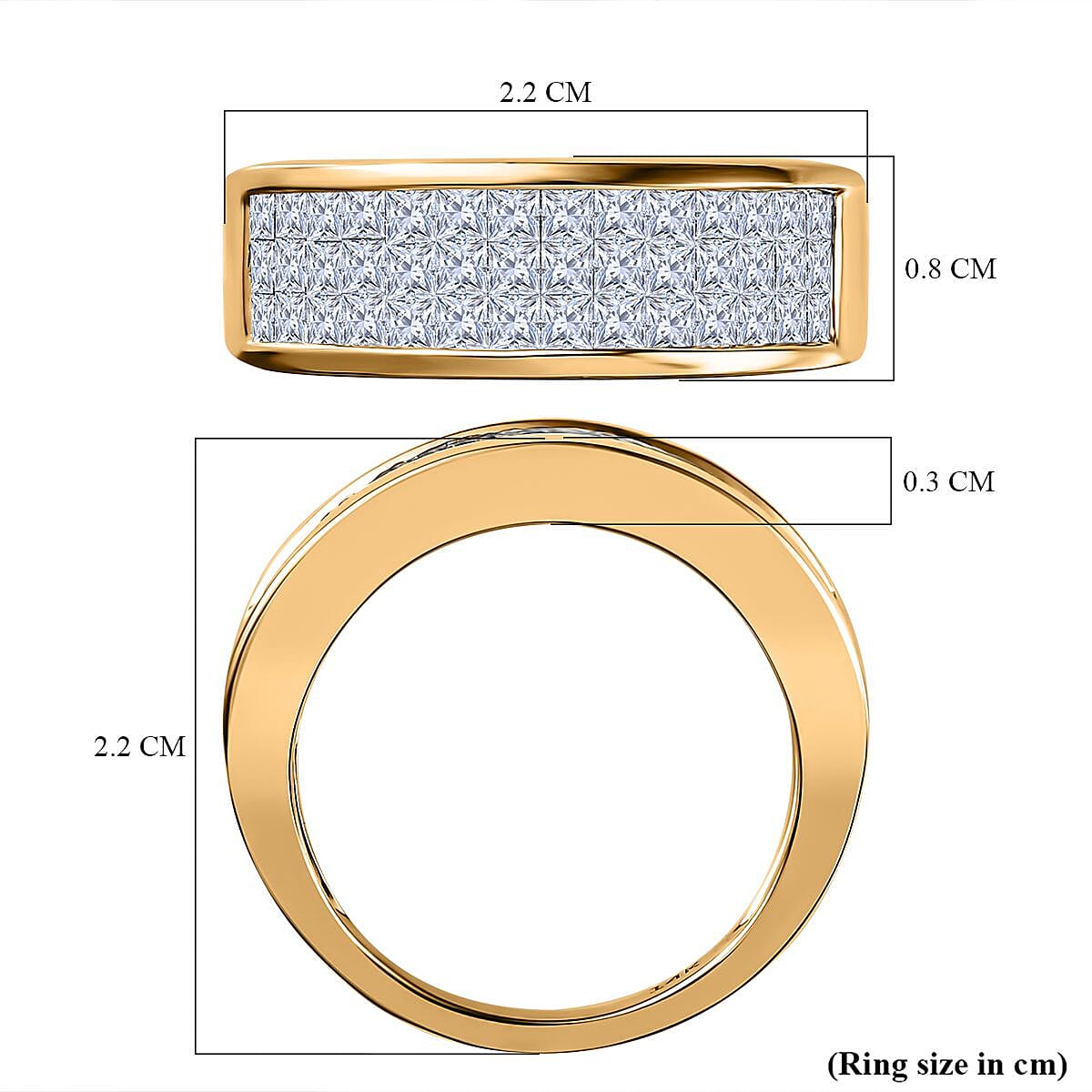 Diamond Cluster Ring in 14K Yellow Gold 7674251 5