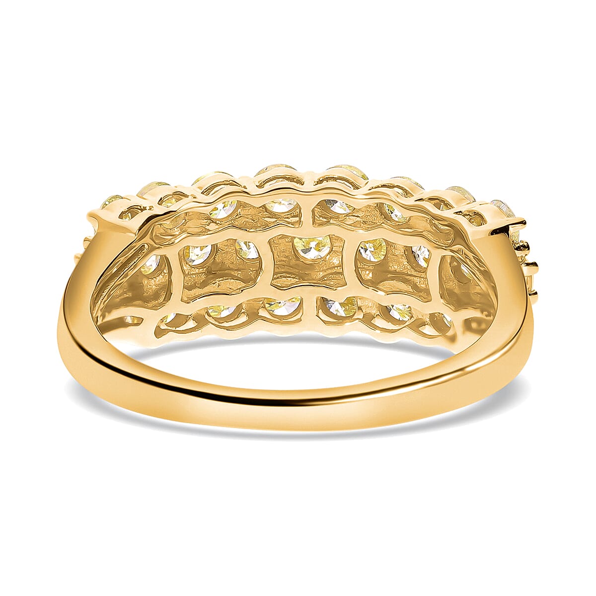 14K Yellow Gold Natural Yellow Diamond Ring Gold 2.00 Ct Wt. 4.33 Gms 7687240 4