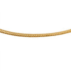 OneTime Close Out - 14K Yellow Gold Omega Memory Necklace (Size - 18 with Ext.)