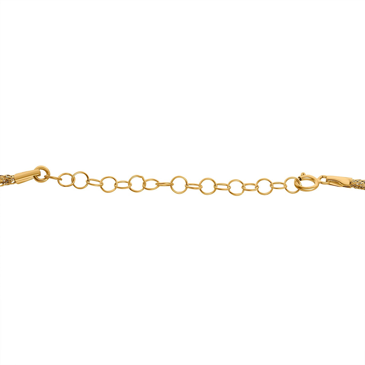 One Time Close Out - 14K Yellow Gold 2MM Omega Memory Necklace (Size - 18 with Ext.) with Spring Ring Clasp 7991588 3