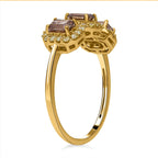 14K Yellow Gold SGL Appraised and Certified Natural Champagne Diamond & Yellow Diamond (SI-I1) Ring 2.00 Ct.