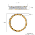 14K Yellow Gold SGL Certified Diamond (I1-I2 / G/H) Band Ring 1.00 Ct.