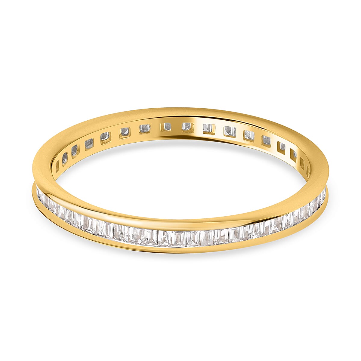14K Yellow Gold SGL Certified Diamond Ring (I1-I2-G-H) Wedding Band Ring 0.54 Ct 7257641 9