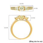14K Yellow Gold SGL Certified Natural Yellow (Center Dia 0.40 Ct Solitaire) Diamond (I1-I2) Ring 1.00 Ct.