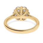 14K Yellow Gold SGL Certified Pressure Set Natural Diamond (I1-I2-G-H) Ring 1.02 Ct.