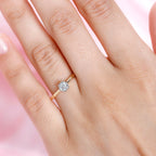 One Time NY Closeout - 14K Yellow Gold Certified SI-G-H Diamond Solitaire Ring