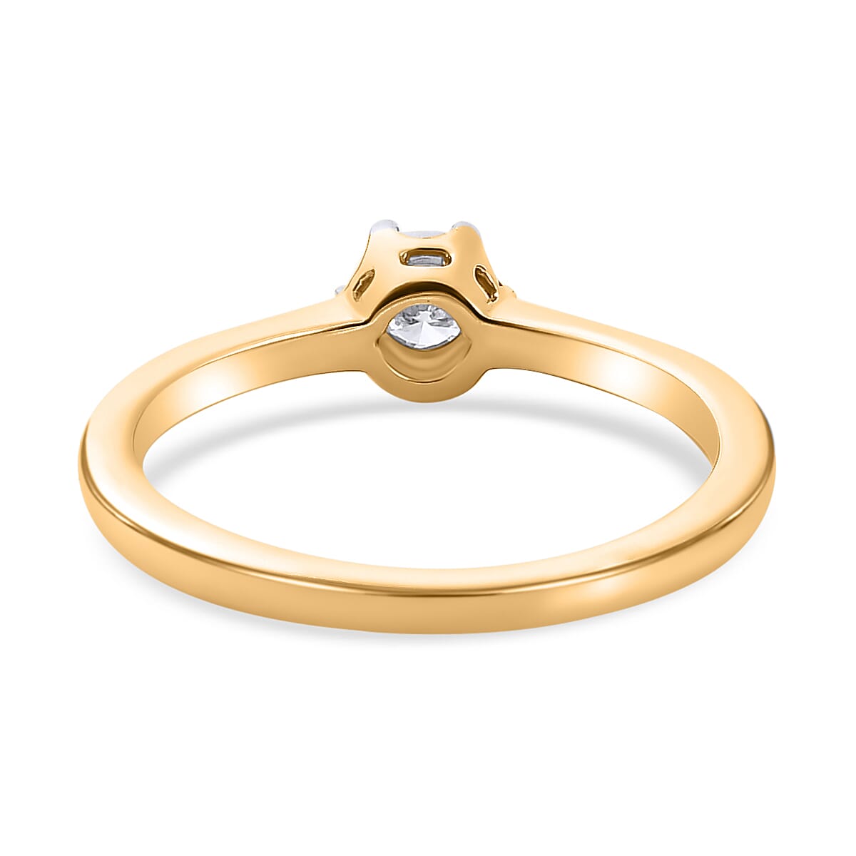 Diamond Solitaire Ring in 14K Yellow Gold 7763896 5