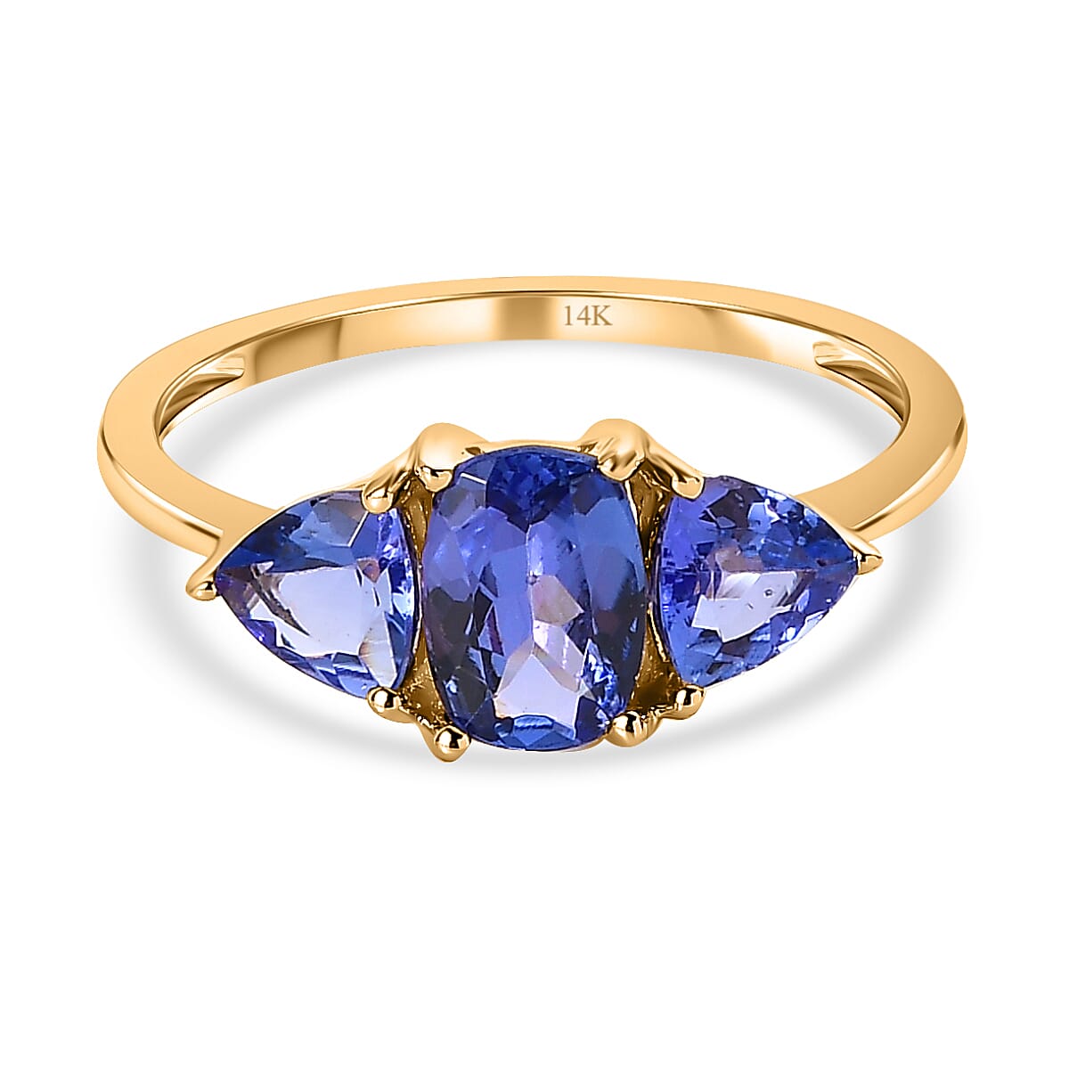Closeout Deal - 14K Yellow Gold Premium Tanzanite Ring 1.70 Ct. 7549901 0