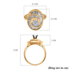 14K Yellow Gold & Diamond Ring 1.10 Ct, Gold Wt. 5.75 Gms.