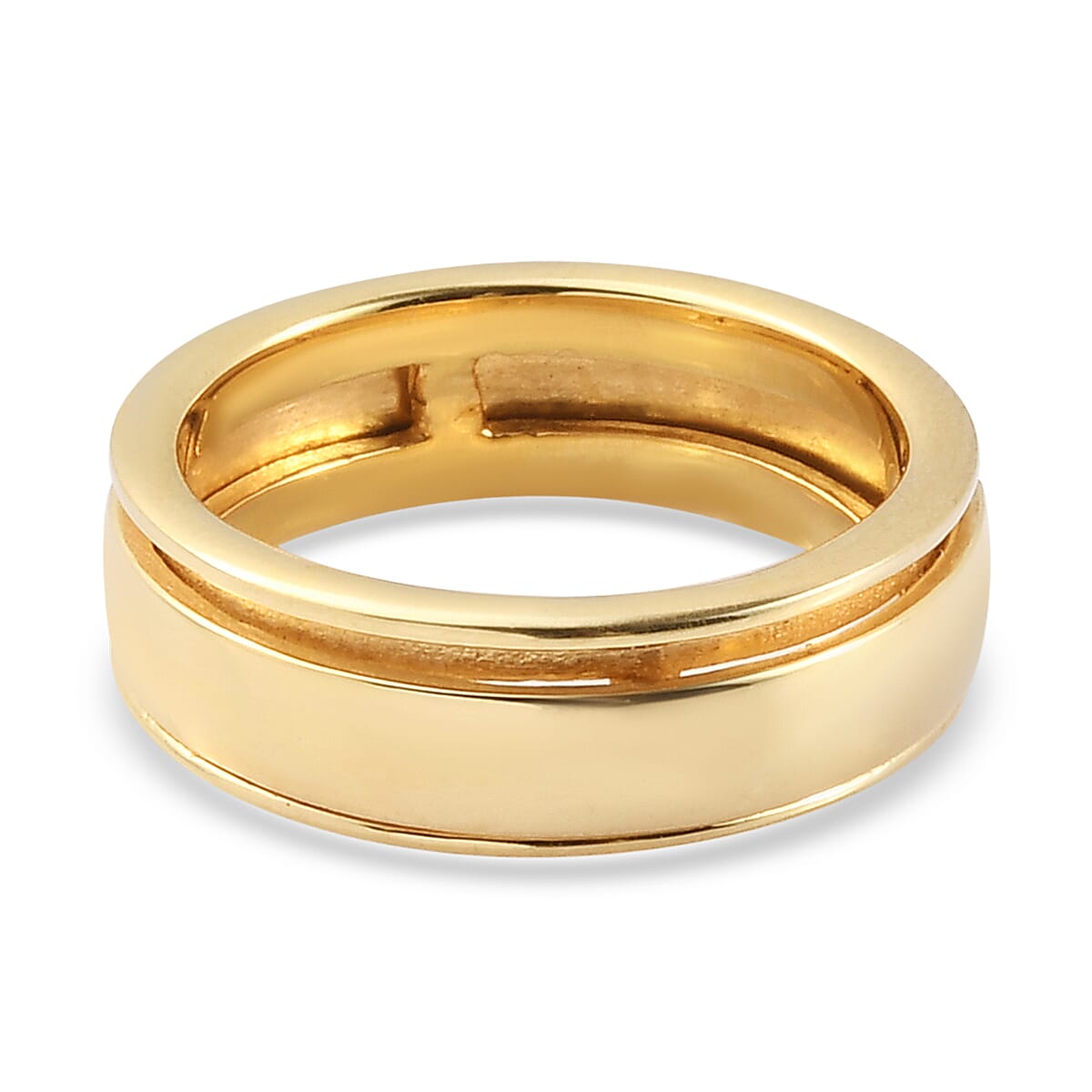 14k Gold Plated Sterling Silver Spinner Ring 3718420 0