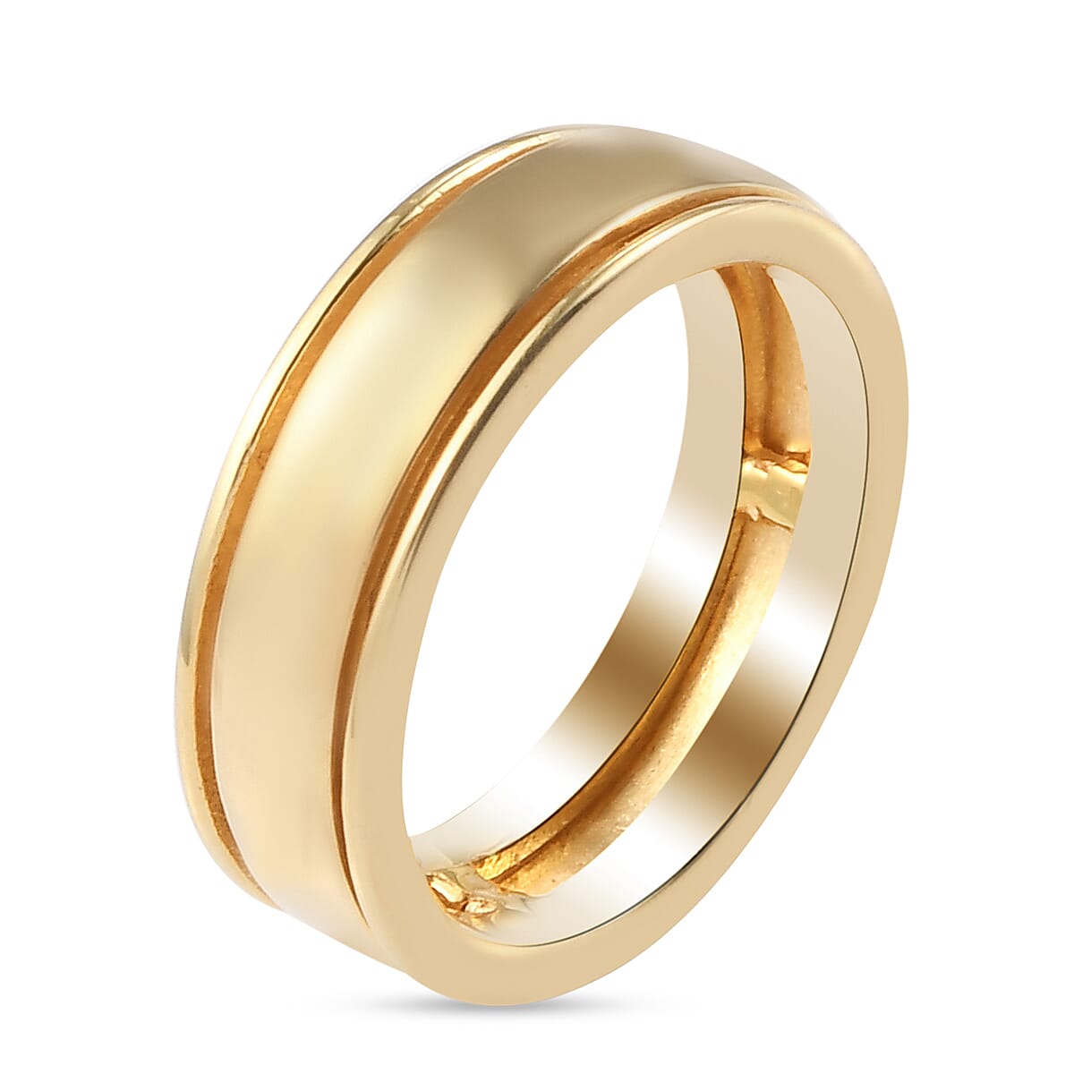 14k Gold Plated Sterling Silver Spinner Ring 3718420 4