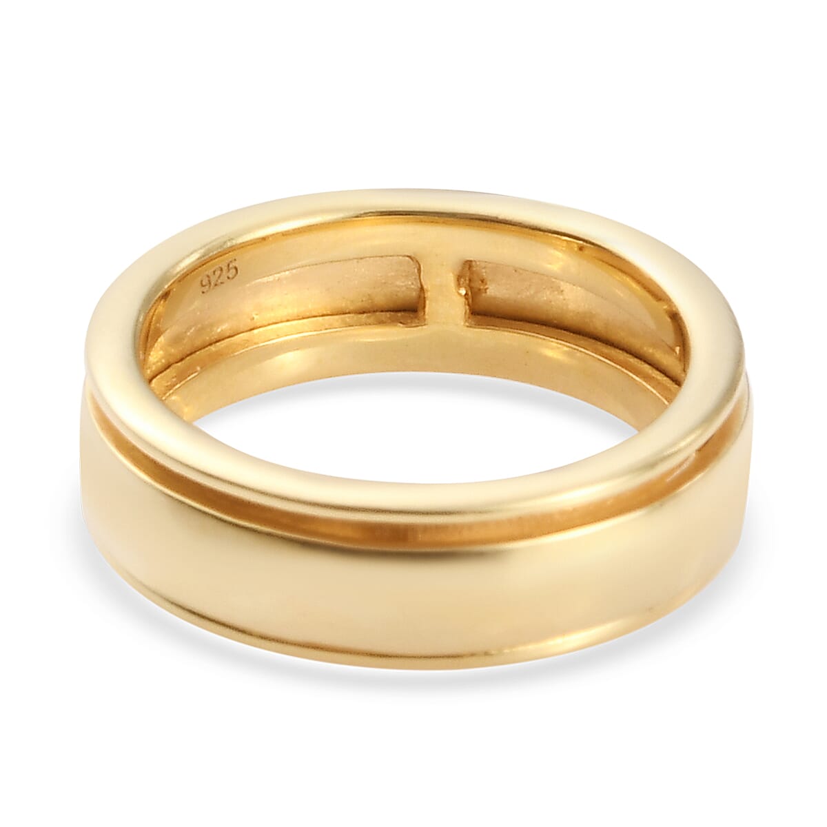 14k Gold Plated Sterling Silver Spinner Ring 3718420 5