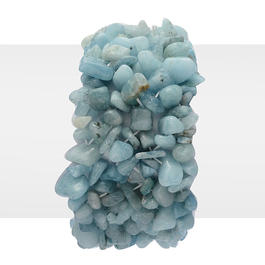 Espirito Santo Aquamarine Stretchable Bracelet (Size 7.5 Adjustable) 153 Ct. 1579025 2