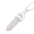 One Time Mega Deal - Rose Quartz Pendant with Chain (Size 24) in Silver Tone 16.00 Ct.