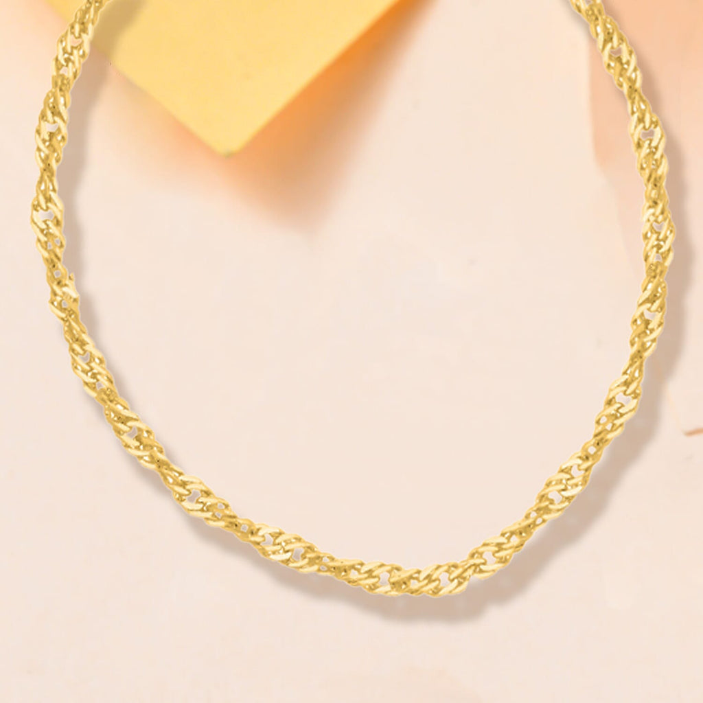18K Yellow Gold Chain (Size - 16), Gold Wt.1.1 Gms