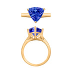 18K Rose Gold  AAA   Tanzanite  Ring 2.90 ct,  Gold Wt. 5.44 Gms  2.900  Ct.