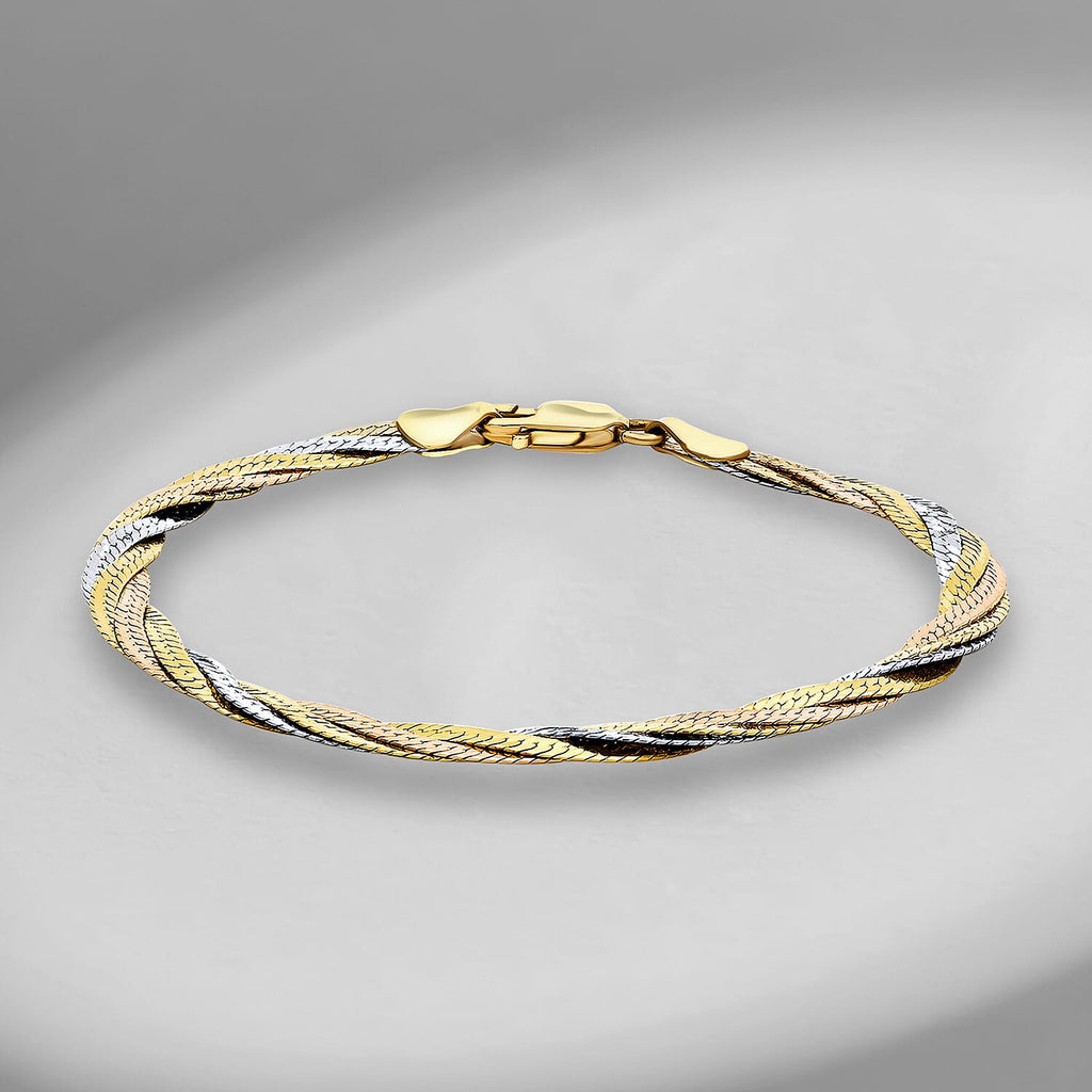 18K Rose Gold  Bracelet (Size - 7.5),  Gold Wt. 6.5 Gms