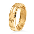 18K Vermeil Gold Overlay Sterling Silver Band Ring