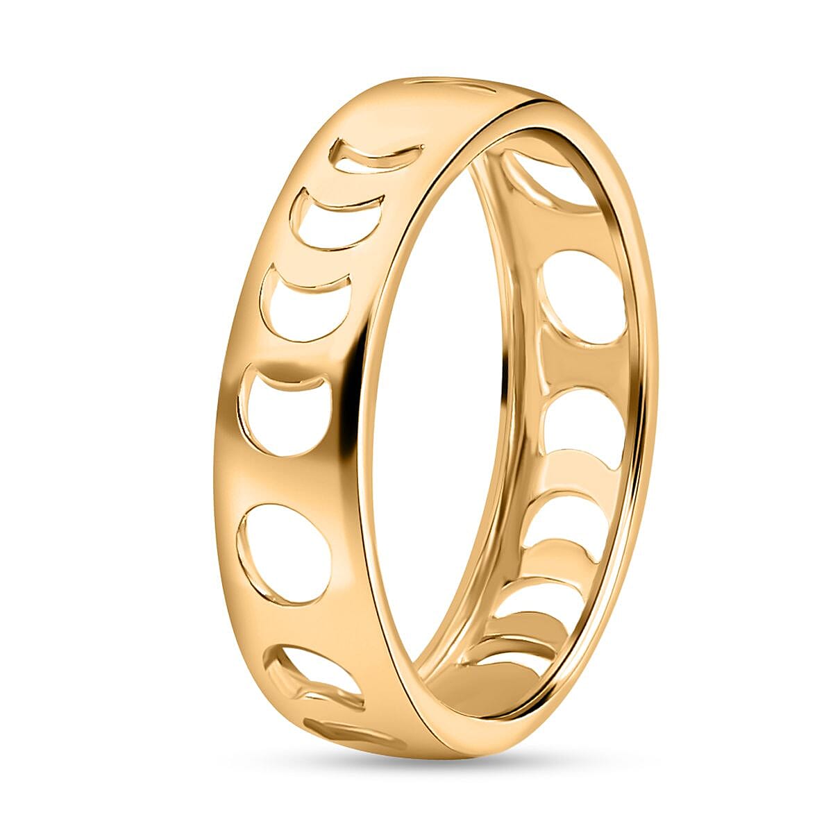 18K Vermeil Yellow Gold Plated Sterling Silver Band Ring 7575065 3