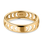 18K Vermeil Yellow Gold Plated Sterling Silver Band Ring
