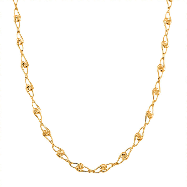 Lucy Q - Entwine Drop Collection Necklace (Size - 20 with Ext) with Lobster Clasp in 18K Vermeil Yellow Gold Plated Sterling Silver 8044536 1