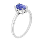 18K W Gold  AAA   Tanzanite  Ring 1.40 ct,  Gold Wt. 5.5 Gms  1.400  Ct.