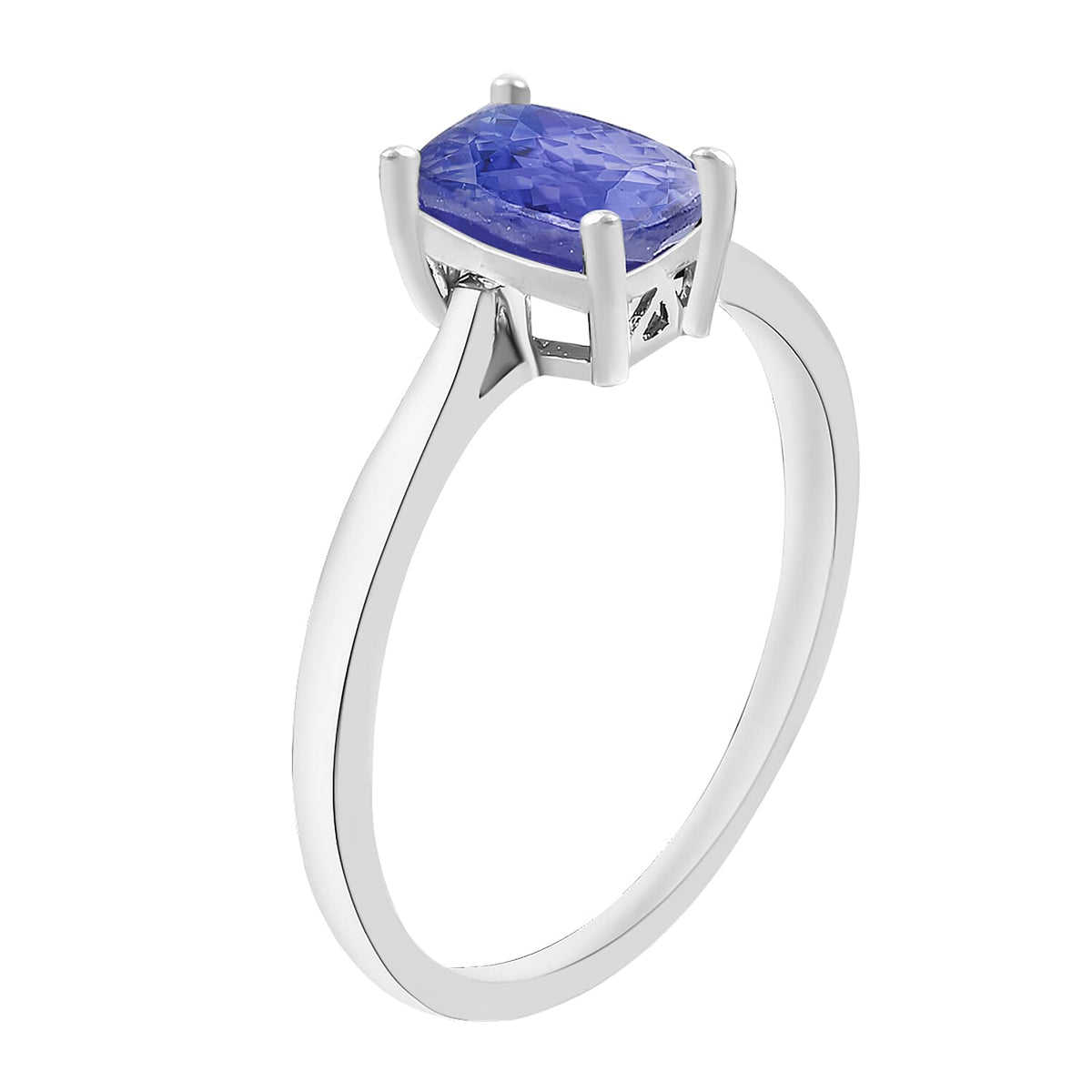 18K W Gold  AAA   Tanzanite  Ring 1.40 ct,  Gold Wt. 5.5 Gms  1.400  Ct. 7719895 2