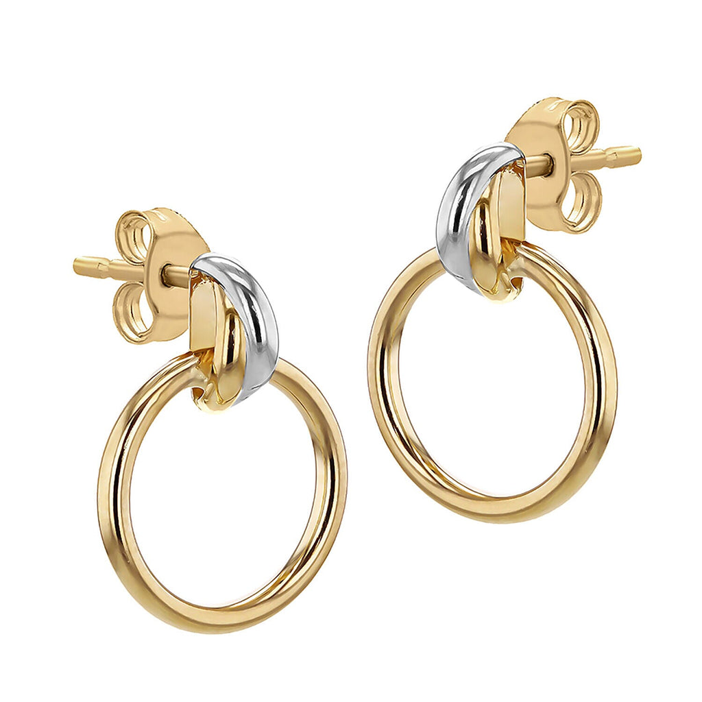 18K W Gold  Earring,  Gold Wt. 2.1 Gms