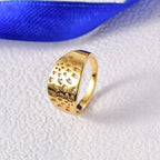18K Yellow Gold Plated Sterling Silver Ring