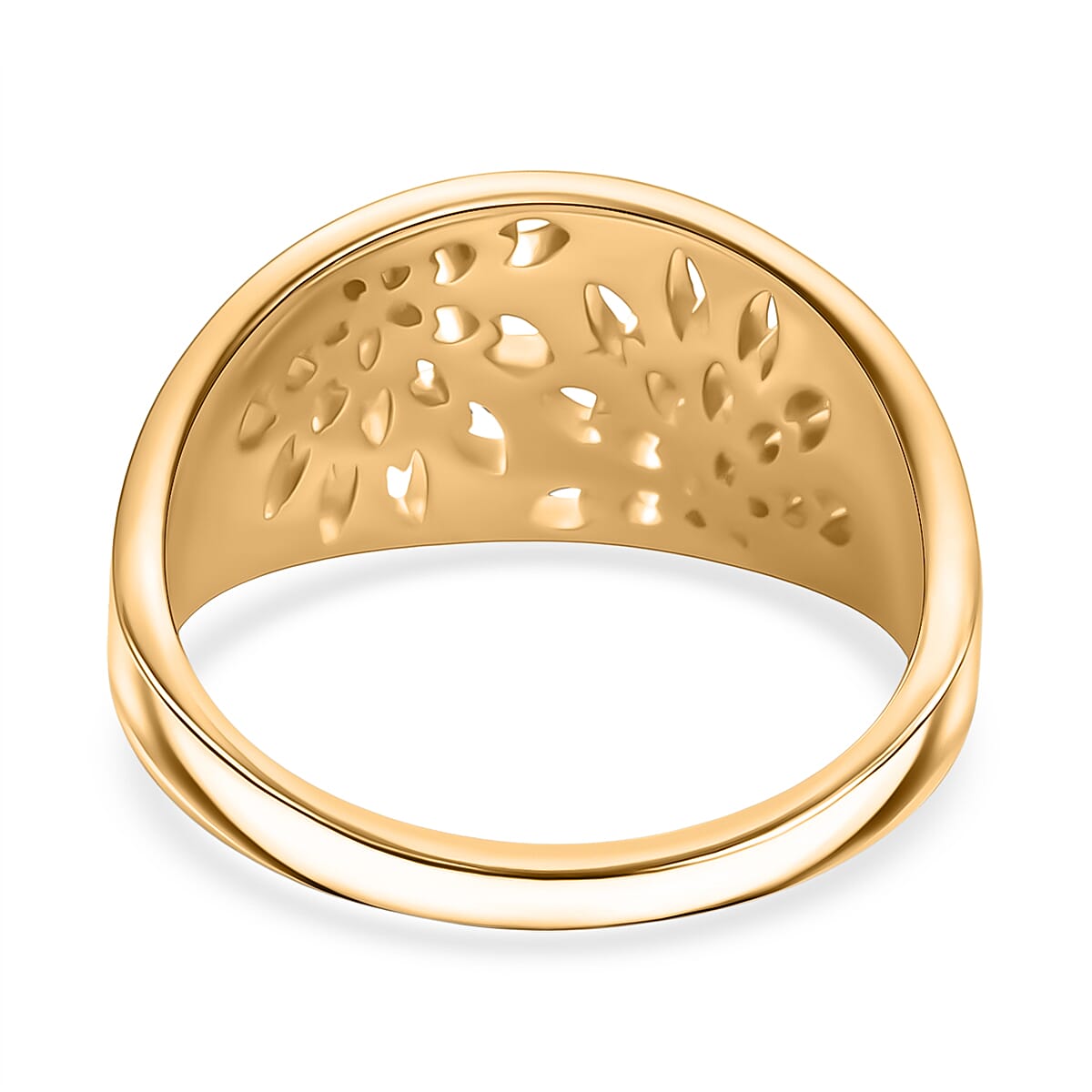18K Yellow Gold Plated Sterling Silver Ring 8291025 5