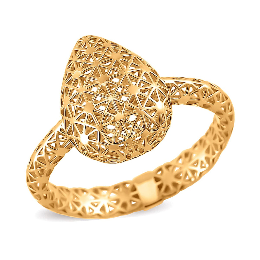 LUCY Q - Drip Collection Ring in 18K Vermeil Yellow Gold Plated Sterling Silver