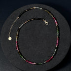 18K Yellow Gold  AAA   Multi-Tourmaline  Necklace (Size - 18) 78.10 ct,  Gold Wt. 2.88 Gms  78.100  Ct.