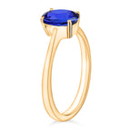18K Yellow Gold  AAA  Tanzanite Ring 1.35 ct,  Gold Wt. 5.5 Gms  1.350  Ct.